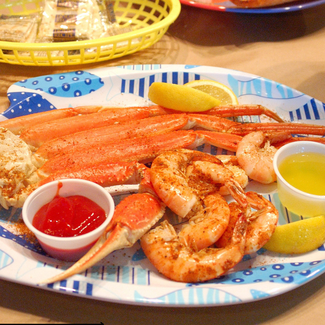 Crab Legs And Shrimp